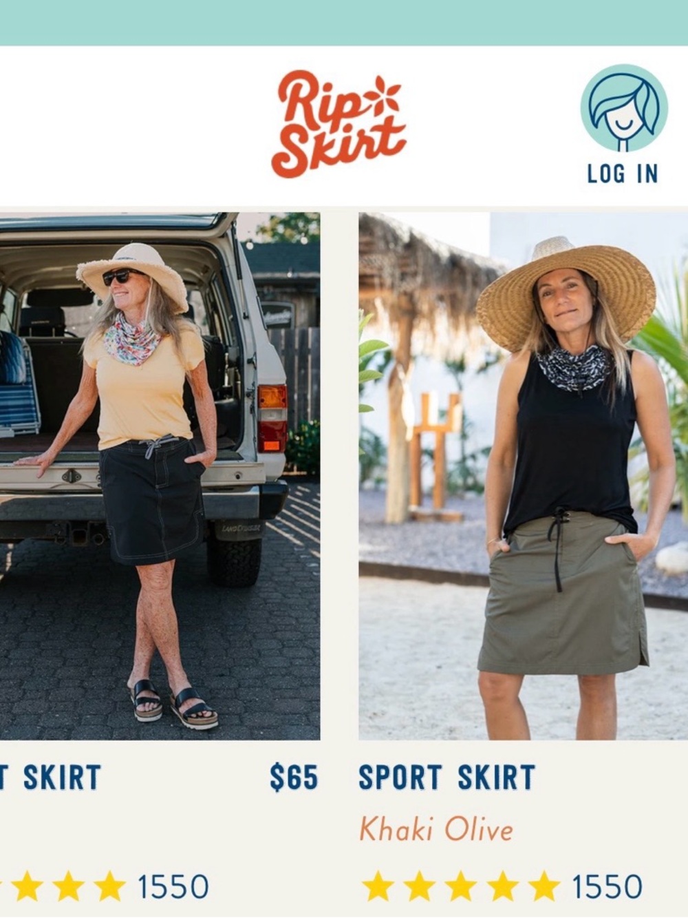 🌊Lot 4 Rip Skirt Hawaii NWOT orange green black blue sport Athleisure active Med